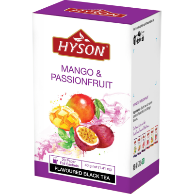 Hyson Herbata Czarna Mango i Marakuja 20 torebek (263)